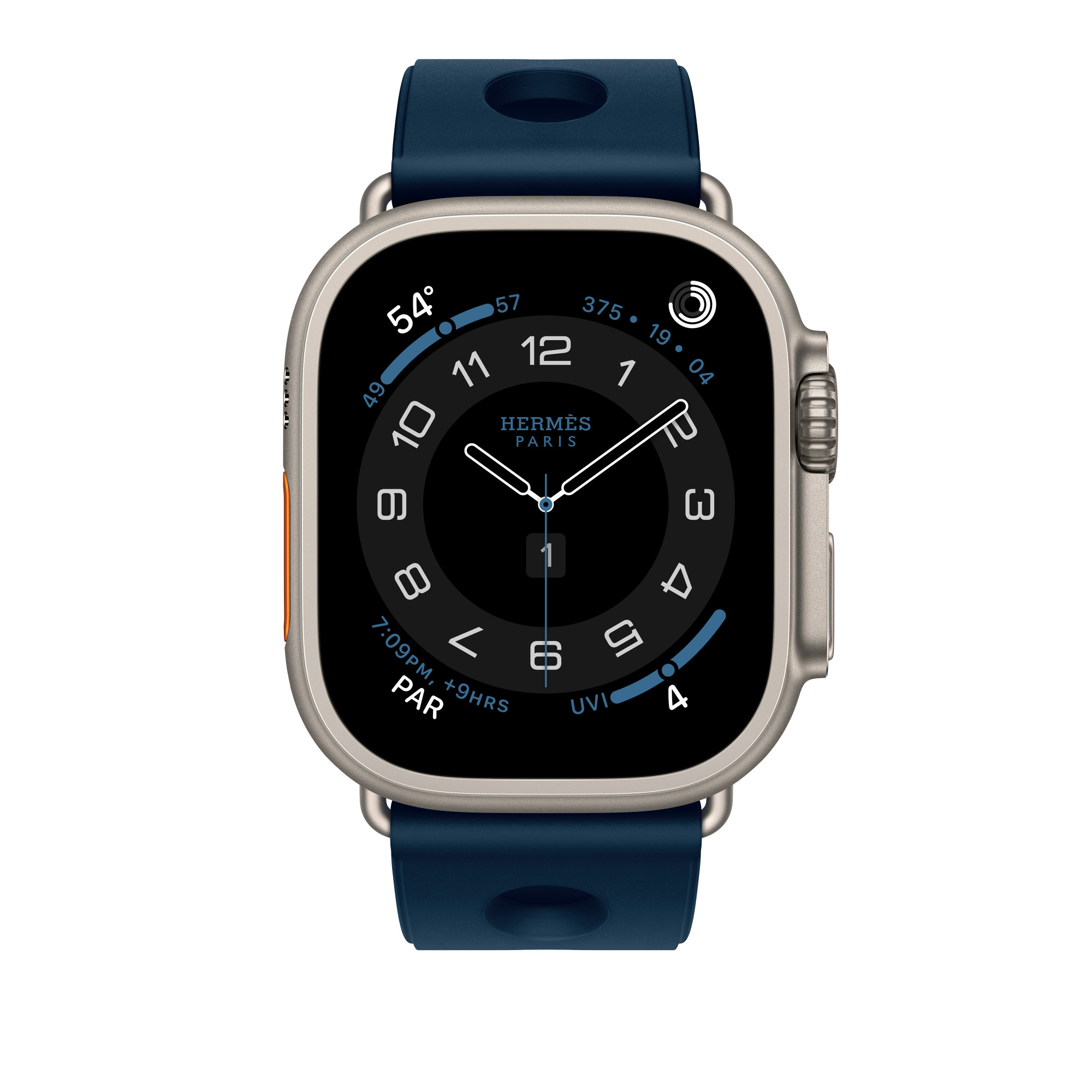 Apple Watch Hermès 49mm Scub'H Diving · Bleu De Malte · Image 3