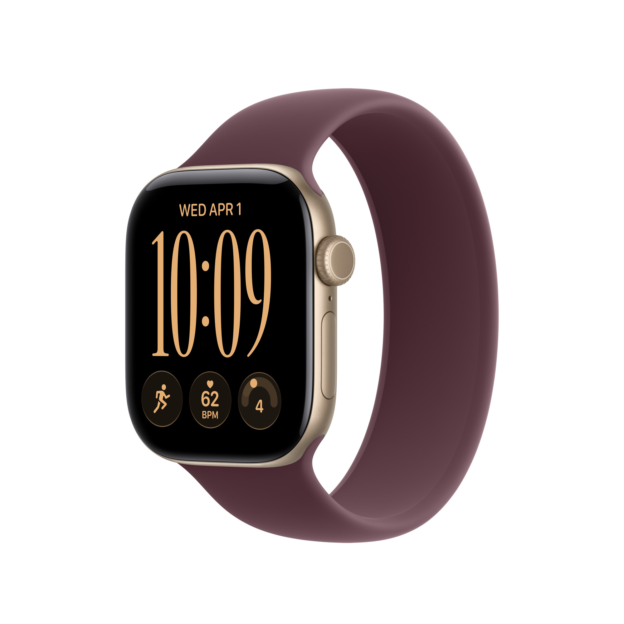 42mm Burgundy Solo Loop - Size 5