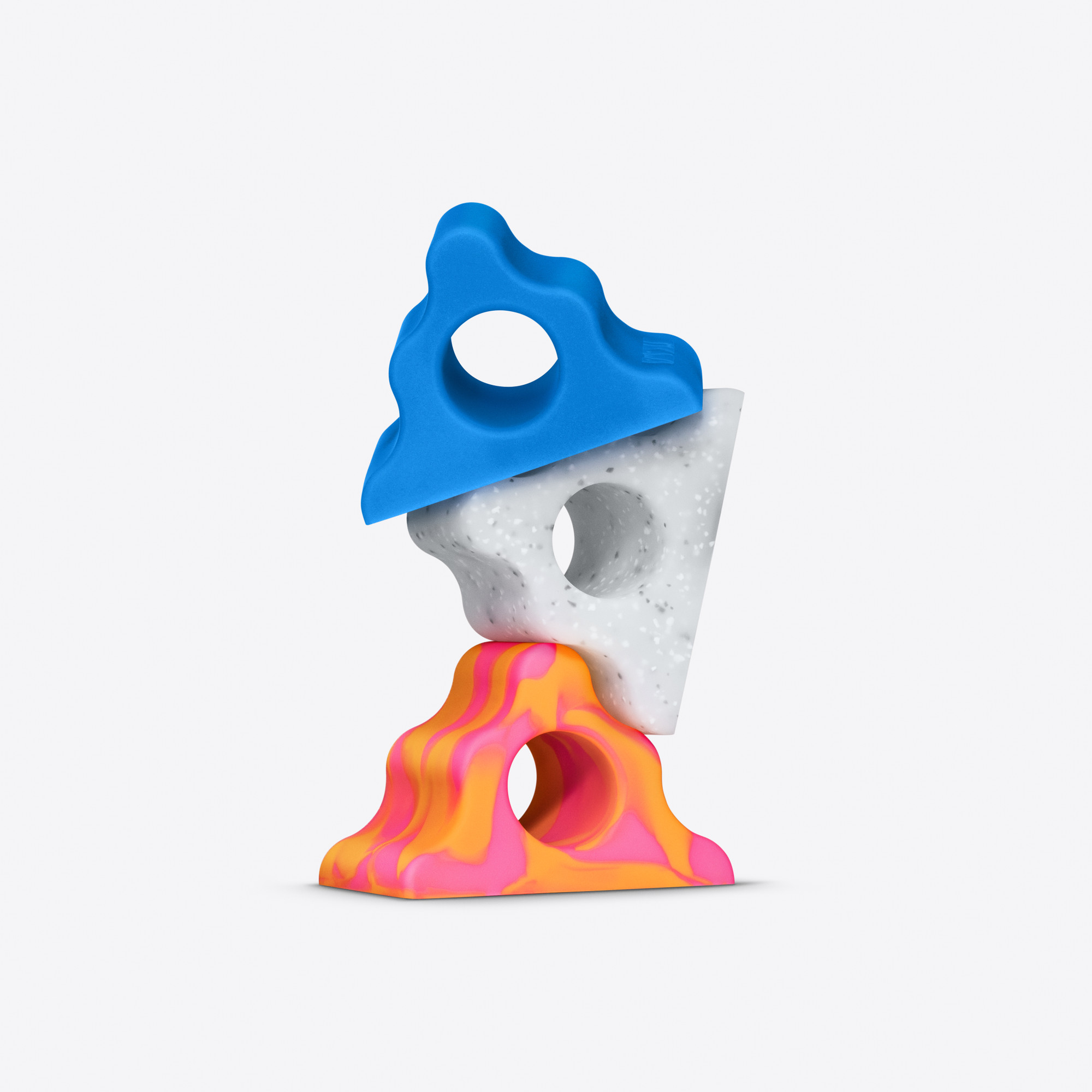 Hikawa Grip & Stand for iPhone (MagSafe Compatible) - Glow Blue