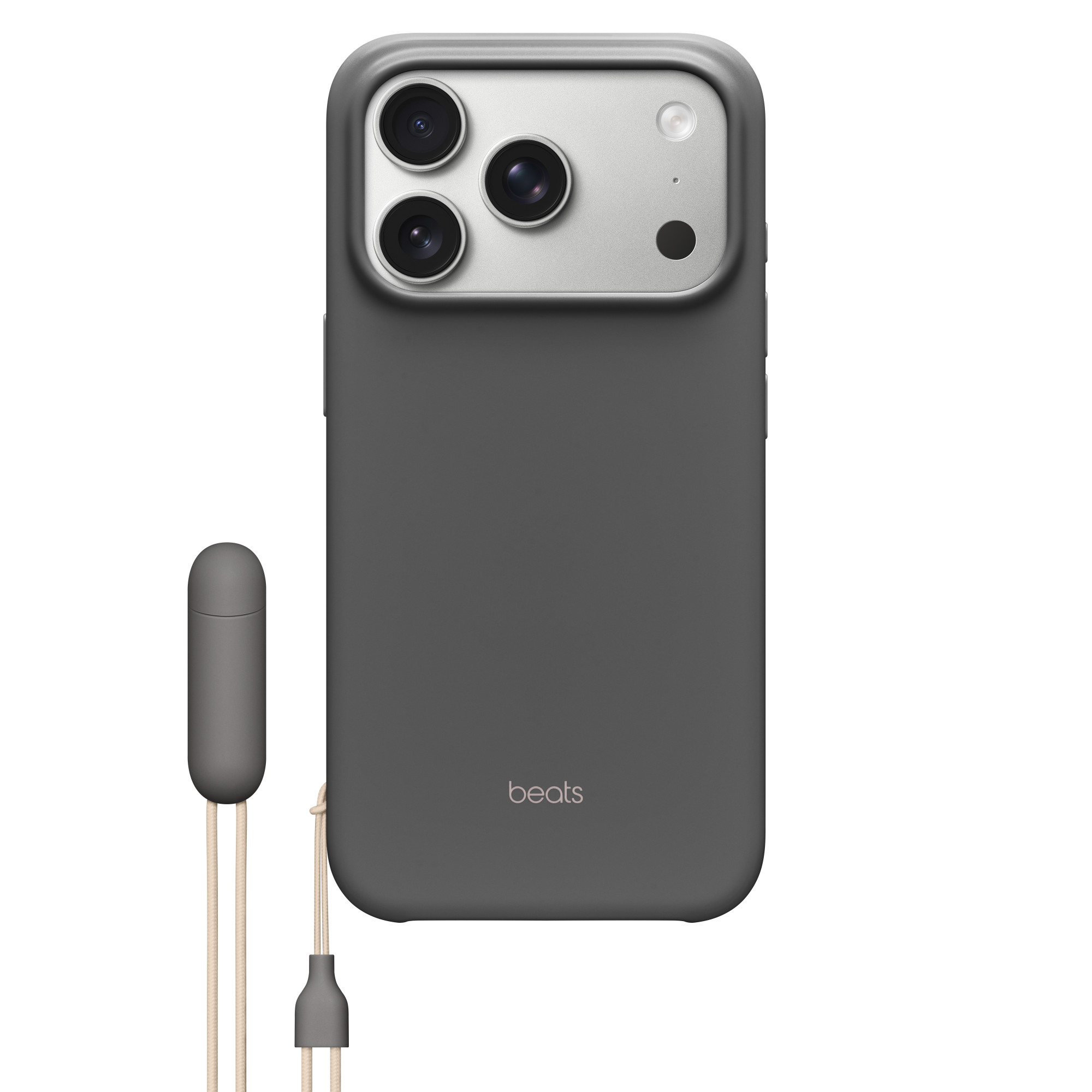 Beats iPhone 17 Pro Kickstand Case with MagSafe and Camera Control – Granite Gray