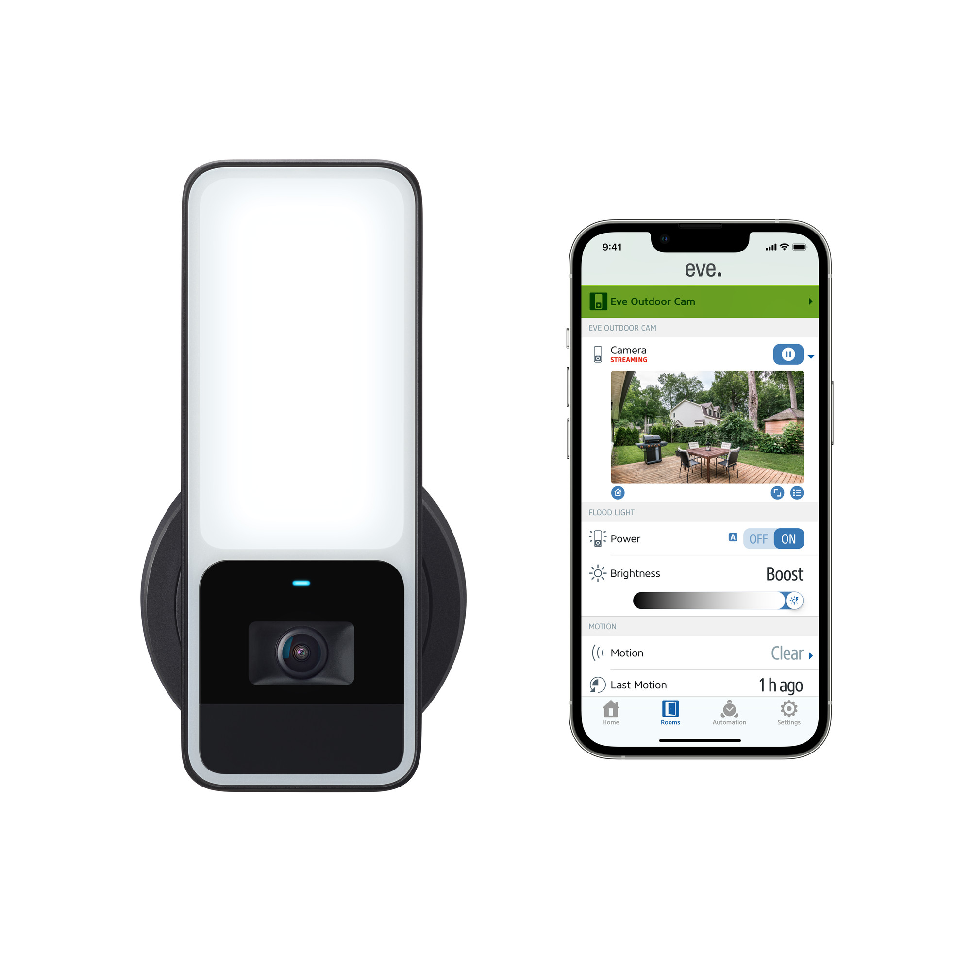 Eve Outdoor Cam - Smart Floodlight Camera