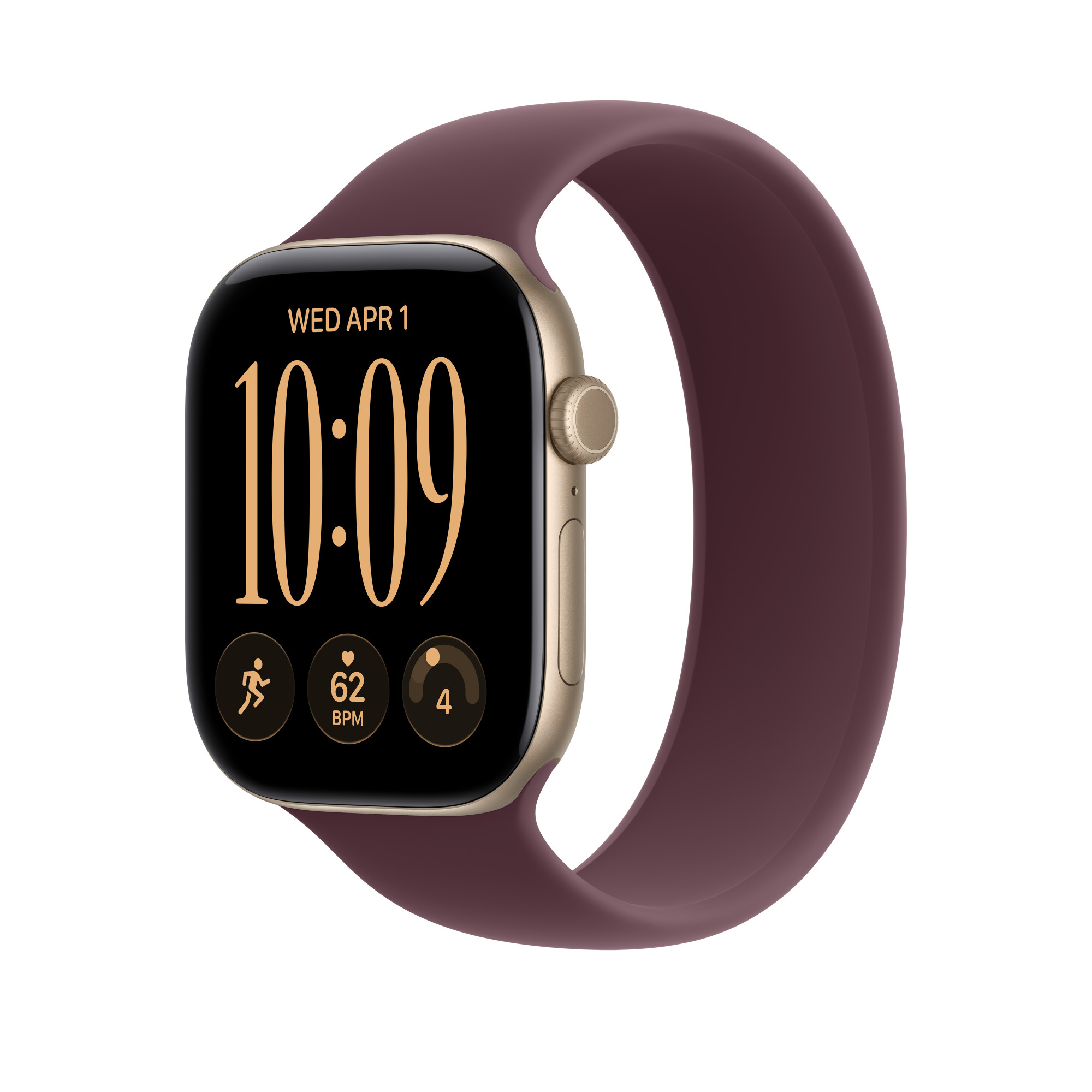 46mm Burgundy Solo Loop - Size 2