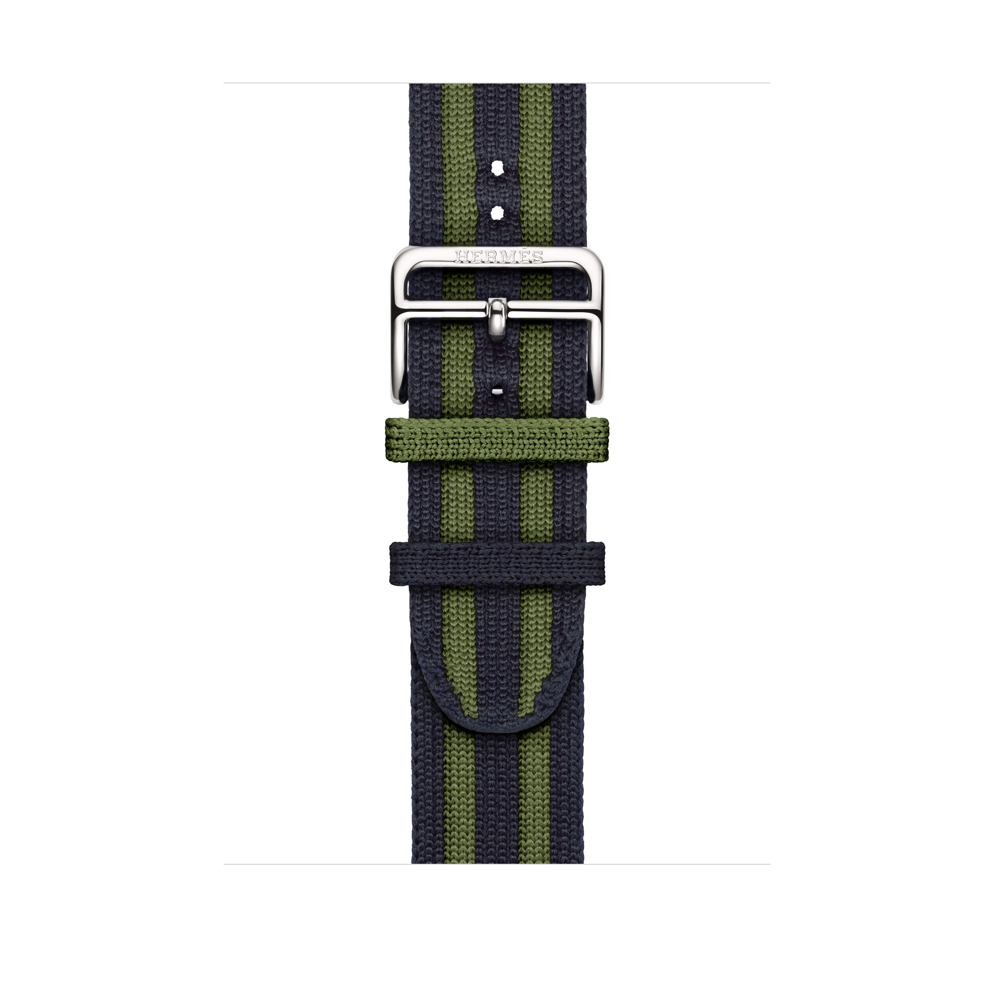 Apple Watch Hermès - 46mm Bleu Nuit/Vert Rocabar Club