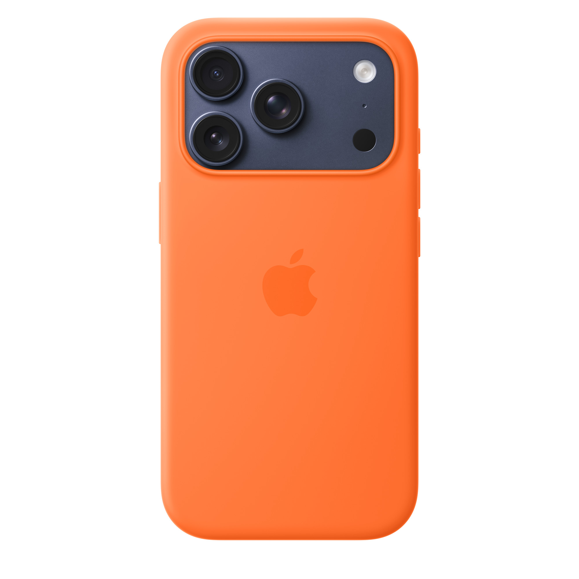 iPhone 17 Pro Silicone Case with MagSafe – Orange