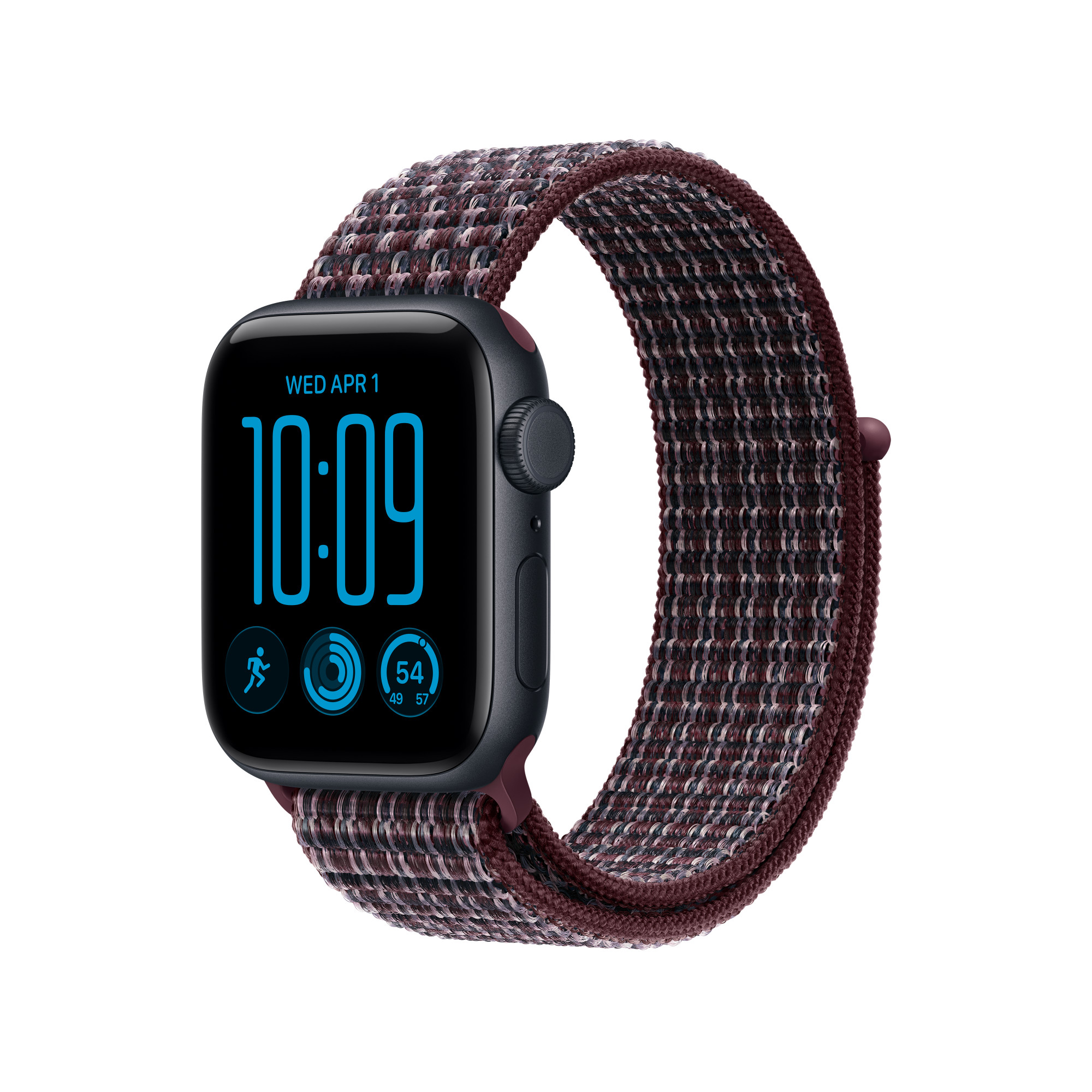 Apple 40mm Sport Loop · Burgundy Plaid · Image 2