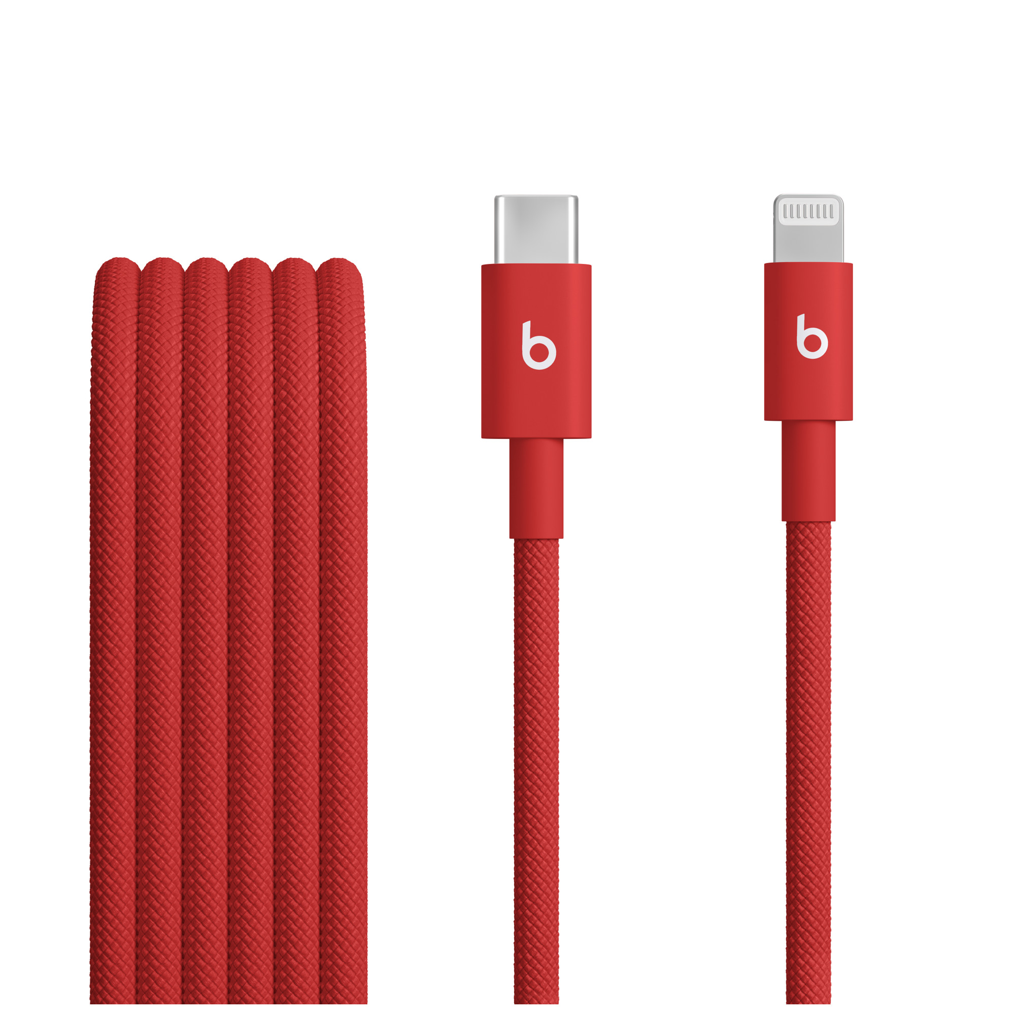Beats USB-C to Lightning Woven Cable (1.5 m / 5 ft.) – Rapid Red