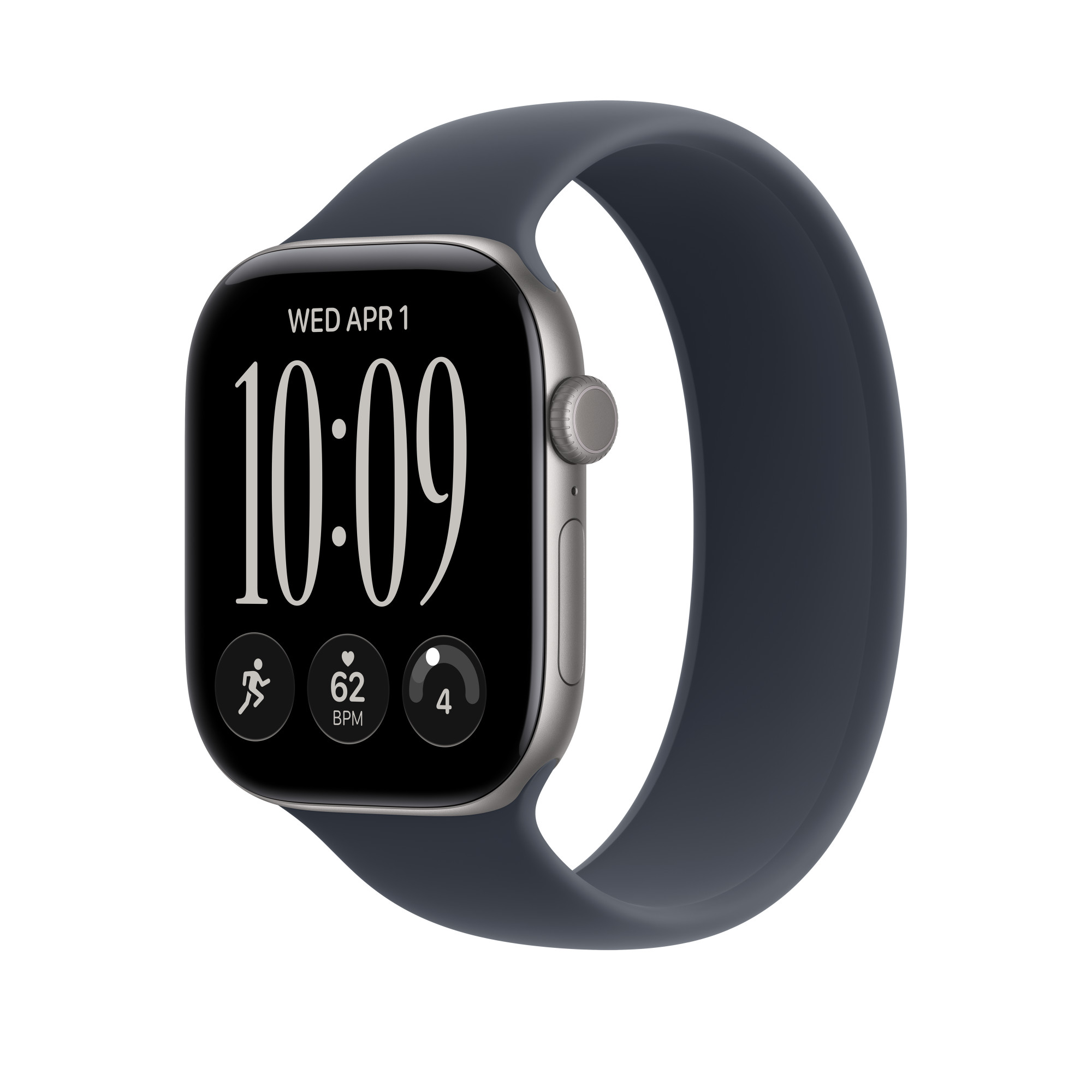 46mm Navy Blue Solo Loop - Size 0