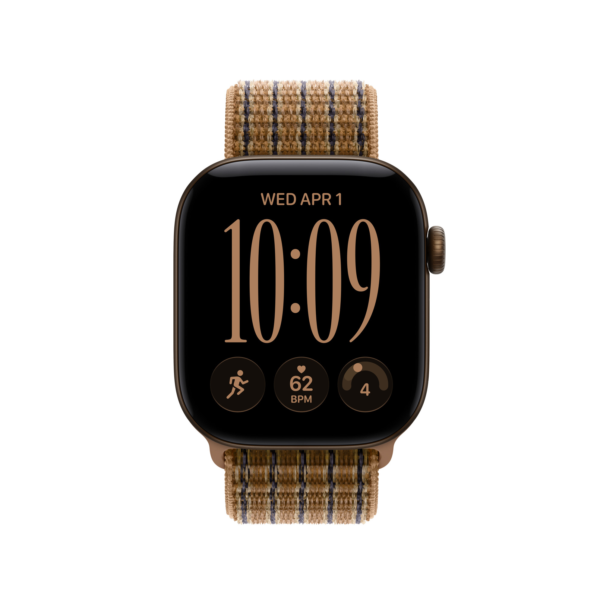 42mm Light Umber Plaid Sport Loop