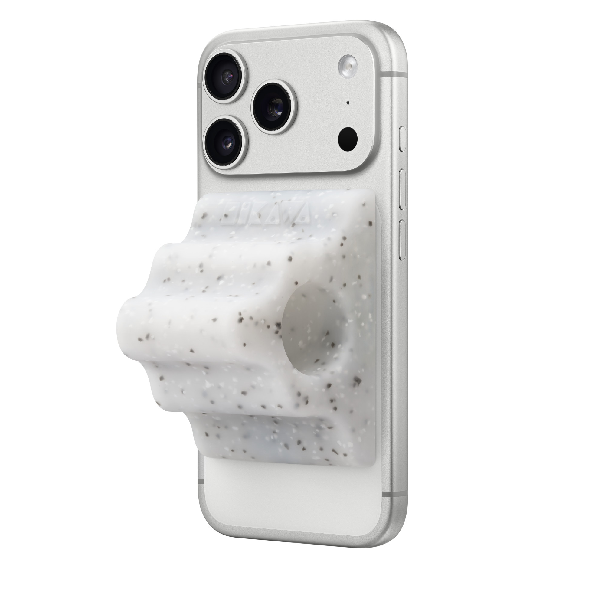 Hikawa Grip & Stand for iPhone (MagSafe Compatible) - Speckled Stone