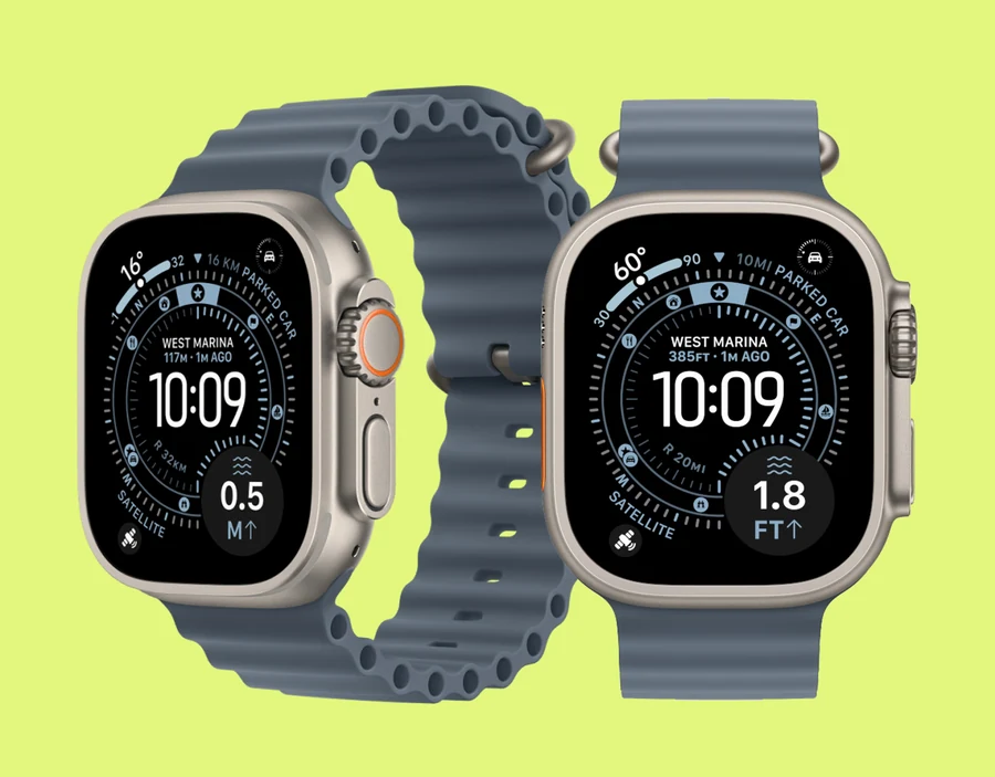 Apple Watch Ultra 3 front and angled view