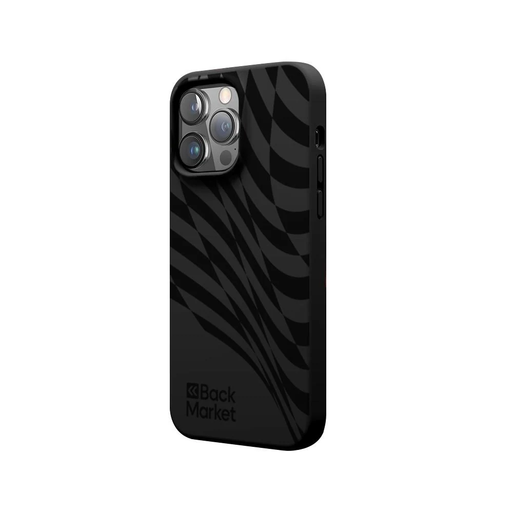 RefurbLane Case iPhone 14 Pro Max and protective screen - 100% Biodegradable - Black Wave · Black Wave · Image 2