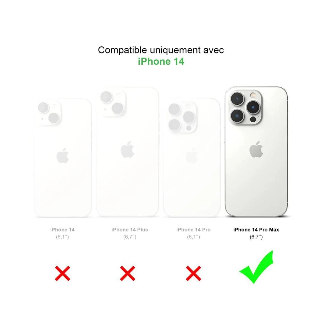 RefurbLane Case iPhone 14 Pro Max and protective screen - 100% Biodegradable - Black Wave · Black Wave · Image 3
