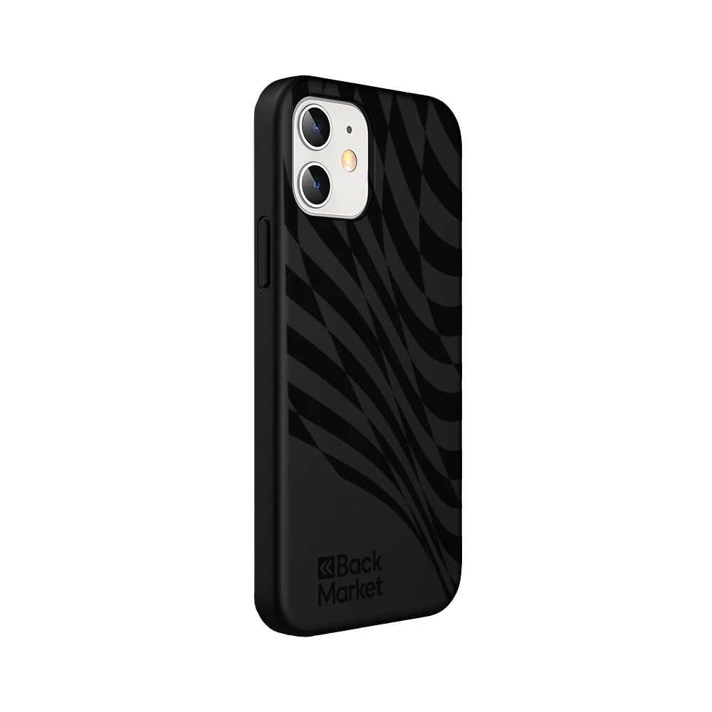 RefurbLane Case iPhone 12 mini and protective screen - 100% Biodegradable - Black Wave · Black Wave · Image 2
