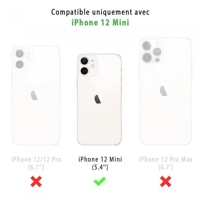 RefurbLane Case iPhone 12 mini and protective screen - 100% Biodegradable - Black Wave · Black Wave · Image 3