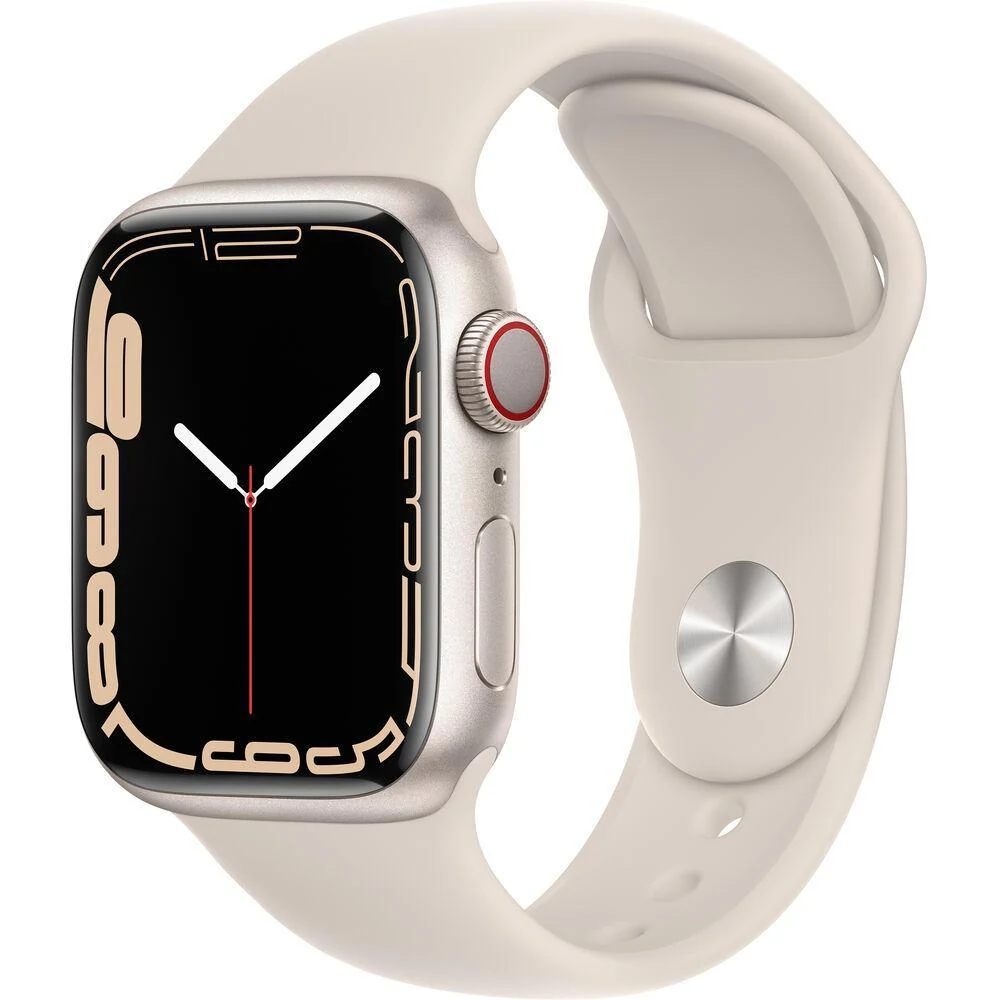 Apple Watch Series 7 (2021) GPS + Cellular 41 mm - Aluminium Starlight