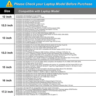 Black Tablet or Laptop Computer Sleeve - 13"