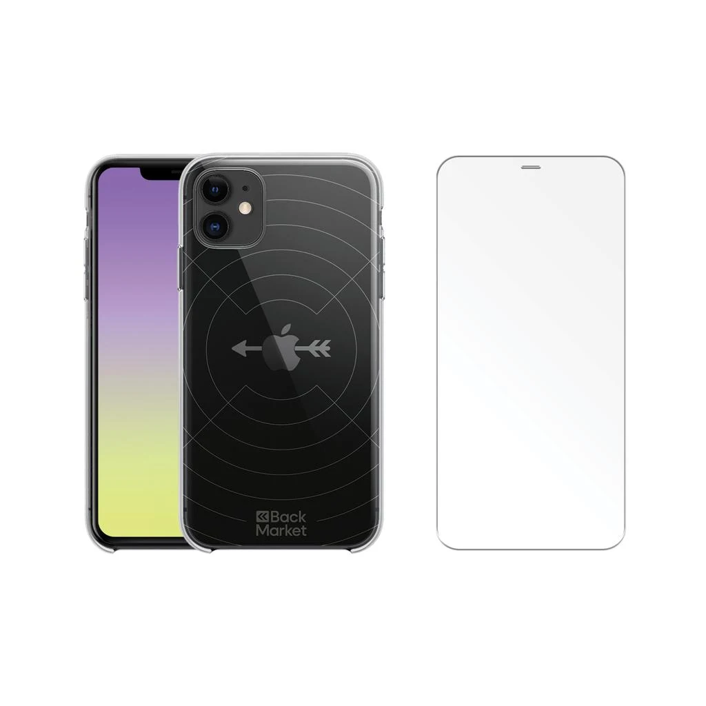 RefurbLane Case iPhone 11 and protective screen - GRS 4.0 Recycled plastic - Transparent · Transparent · Image 2