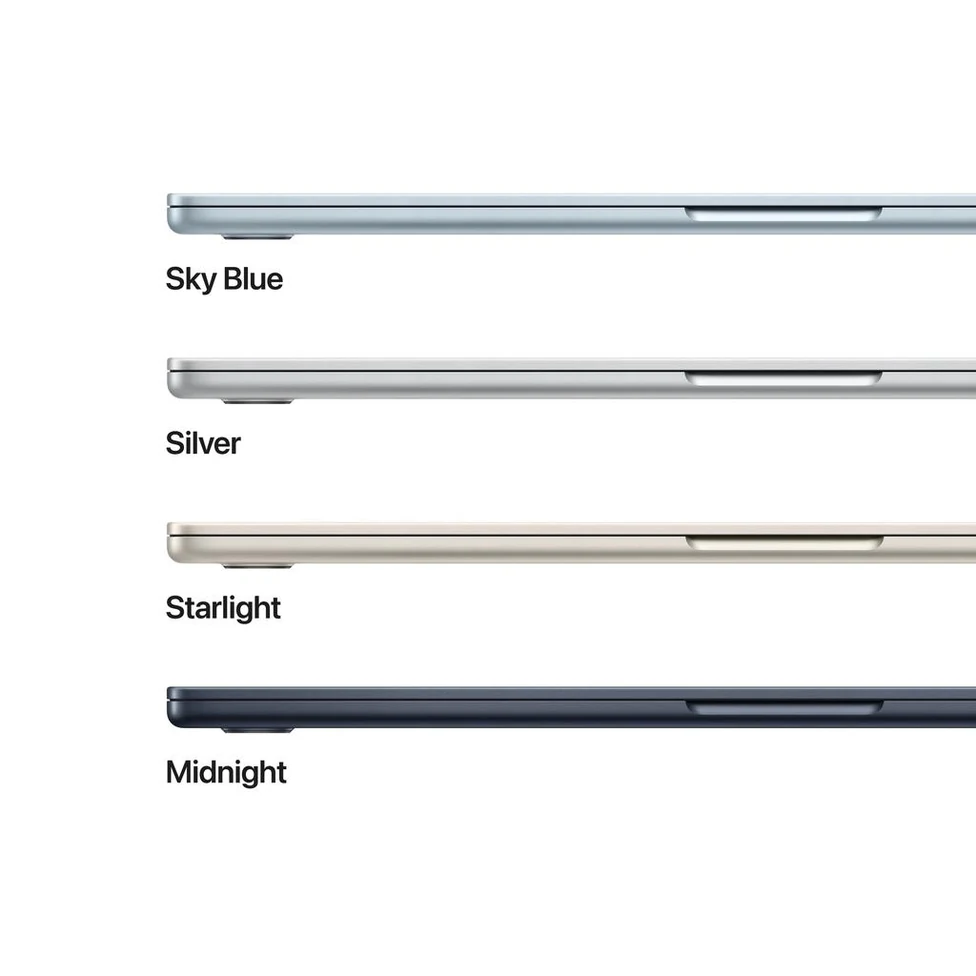 MacBook Air (2025) 15-inch - Apple M4 10-core and 10-core GPU - 16GB RAM - SSD 256GB - Standard display