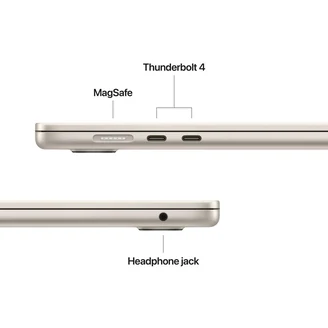 MacBook Air (2025) 15-inch - Apple M4 10-core and 10-core GPU - 16GB RAM - SSD 256GB - Standard display