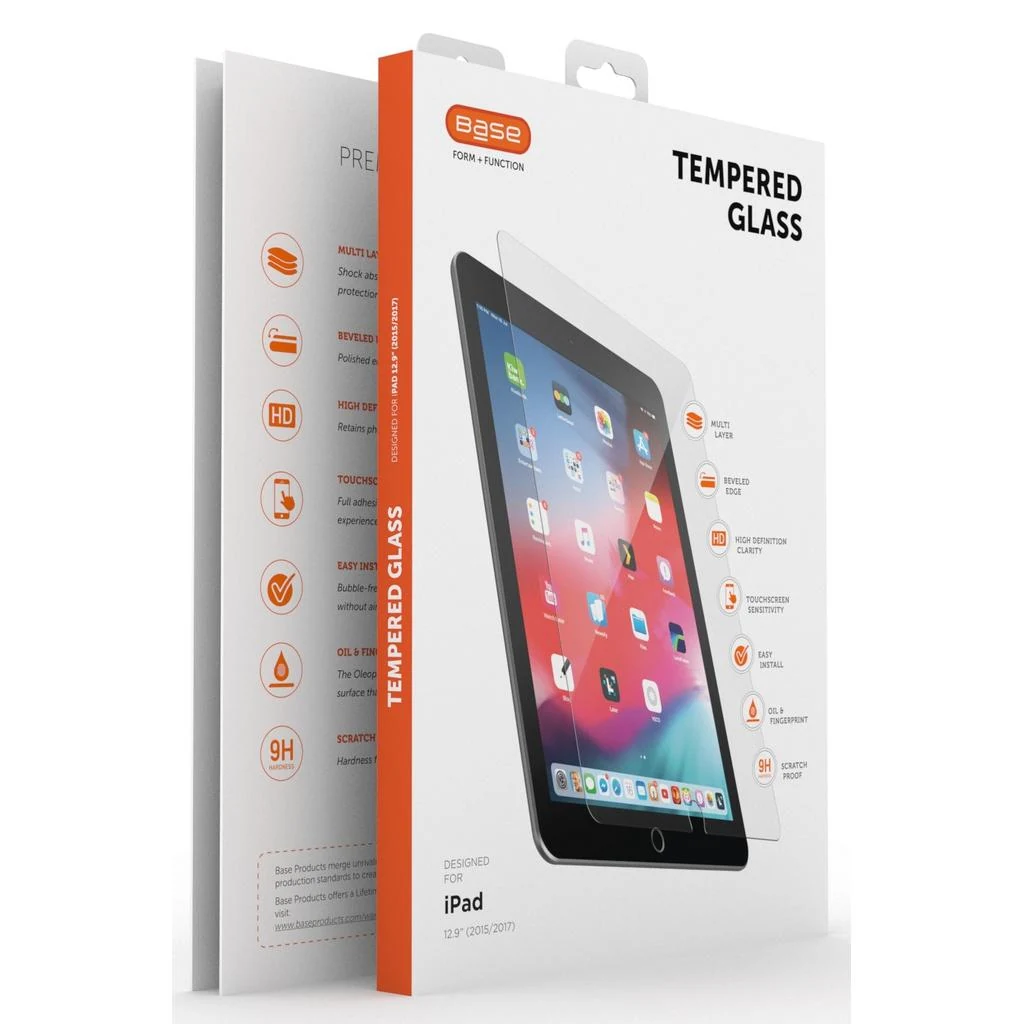 Tempered Glass Screen Protector for iPad Pro 12.9" inch {Gen 3,4,5,6} · Transparent · Image 2