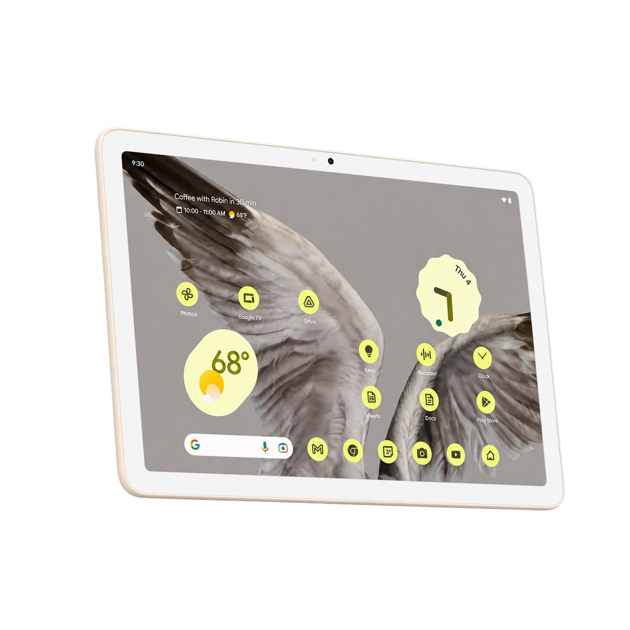Google Pixel Tablet · Unlocked · Beige · Image 2