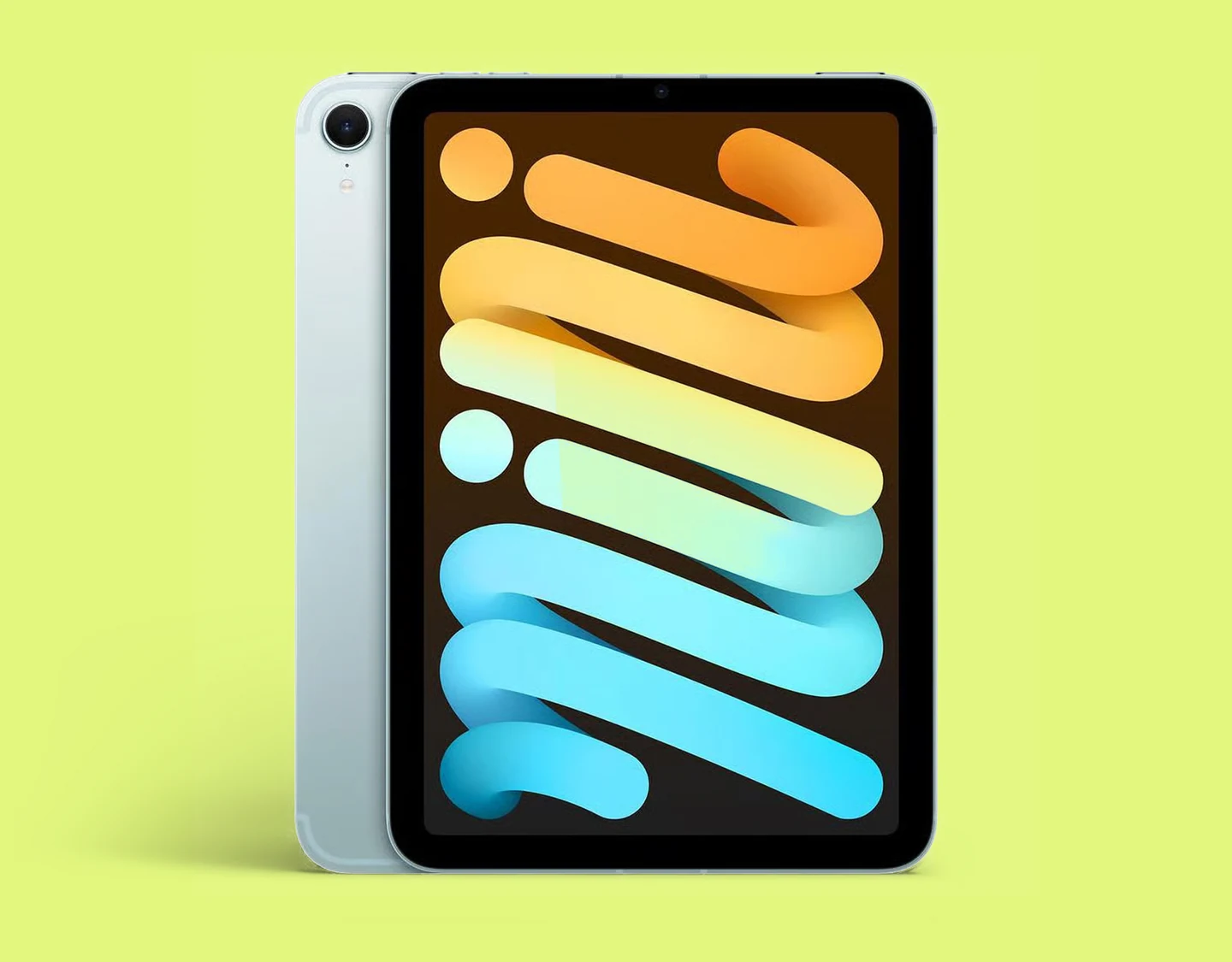 Picture of the front of an Apple iPad mini A17
