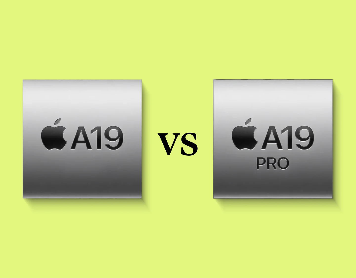 iPhone 17 series performance comparison showing A19 versus A19 Pro models