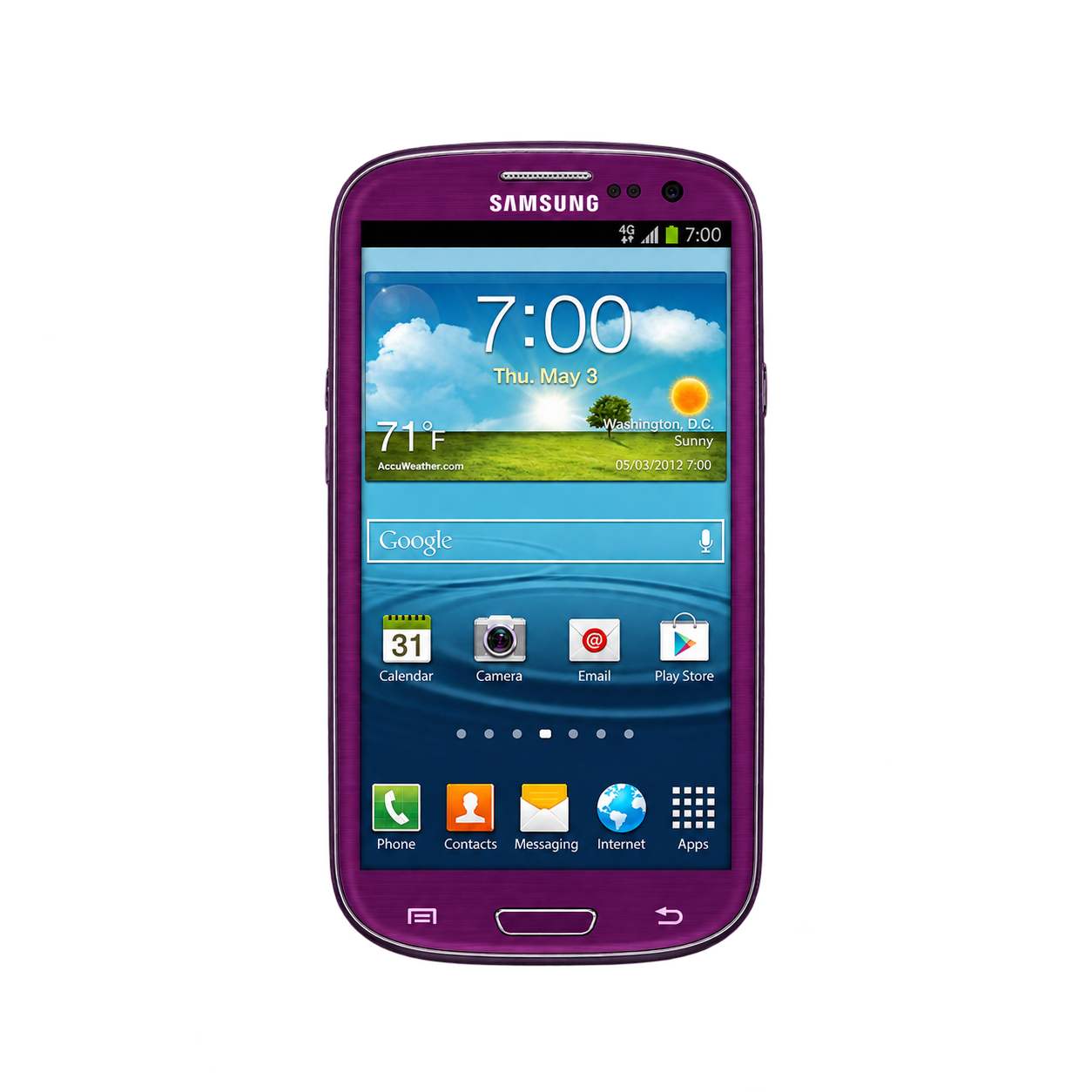 Samsung · Galaxy S III CDMA · Purple